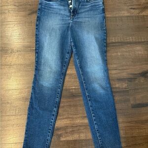 Good American High Rise Blue Jeans